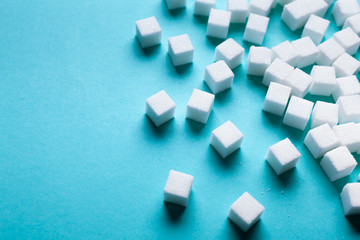 Fototapeta na wymiar background of sugar cubes