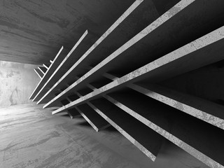 Fototapeta premium Abstract concrete architecture dark background