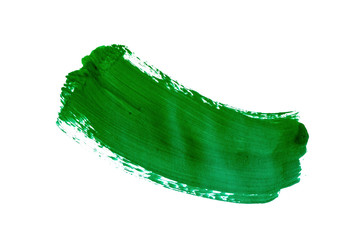 Grüner Pinselstrich 