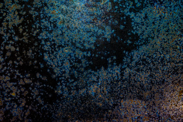 Obraz premium Texture of old rusty metal with remnants of paint