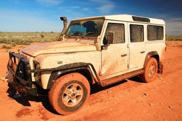 Adventure driving in Australian outback