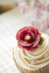 Flower cupcake 