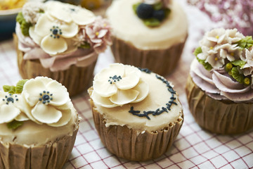 Flower cupcake 