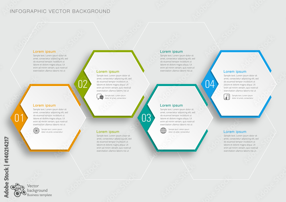 Sticker timeline chart #vector graphics