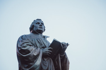 Martin Luther Statue auf dem Anger Erfurt
