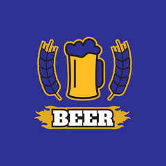 Vintage beer emblems, labels, badges Beer vintage logo