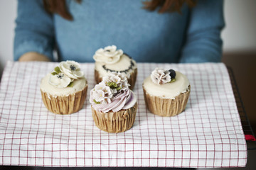 Flower cupcake 