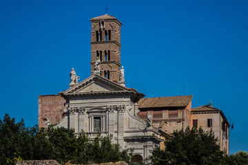 Naklejka premium One of most famous landmarks in world - Roman Forum. Rome, Italy