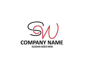 SW Letter Logo