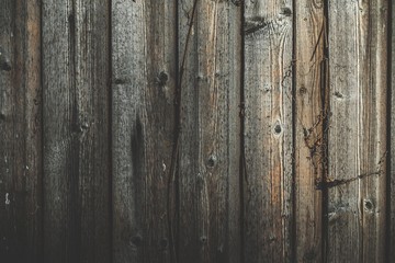 Naklejka premium Wall of old and weathered wood. Wood texture with natural pattern.