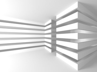 Obraz premium Abstract Modern Architecture Interior Background