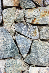 wall make from stone