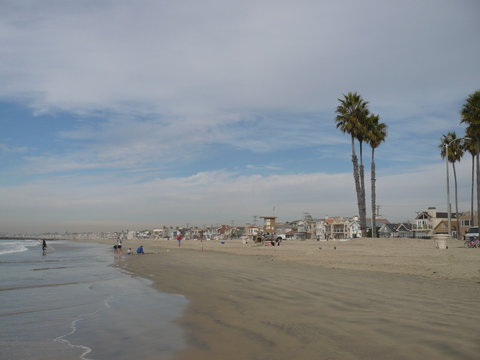 Newport Beach in California