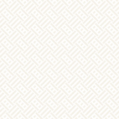 Abstract Geometric Pattern With Stripes Lattice. Subtle Seamless Vector Background