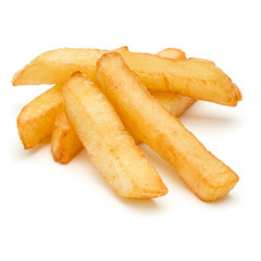 French Fried Potatoes isolated on white background