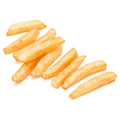 French Fried Potatoes isolated on white background