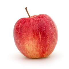 Red apple isolated on white background cutout