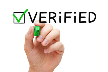 Verified Green Check Mark Concept