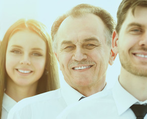 successful business team on a background of bright, modern office