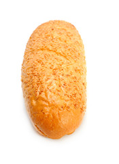 French bread isolated on white