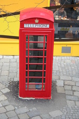 Wien Telefonzelle Rot