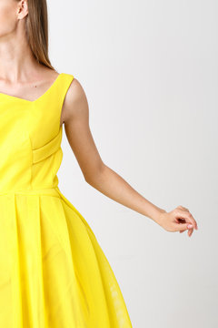 Young Lady In Yellow Dress