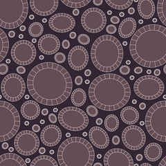 Vector seamless floral geometric pattern. Vintage background. Fabric, Scrapbooking