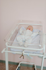 Fototapeta na wymiar newborn baby in prenatal hospital