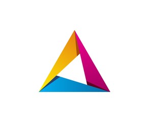 Fototapeta premium Triangle logo
