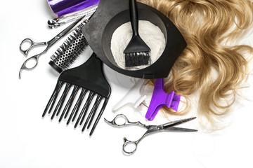 hairdresser Accessories for coloring hair