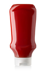 Bottle of Ketchup isolated - obrazy, fototapety, plakaty