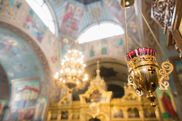interior design elements of the Christian church. incense
