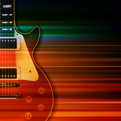 abstract grunge background with electric guitar - 140237267
