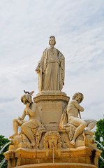 Obraz premium Pradier Fountain, Nimes, France