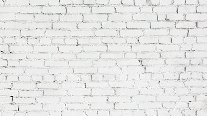 Old White brick wall Background