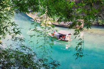 Travel, China, Geisha girl, Chinese fishing boat.