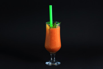 Colorful fruit cocktail.
