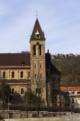 Fototapeta na wymiar Annunciation Church of Saint Gabriel in Prague, Czech republic