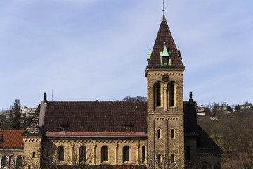 Obraz premium Annunciation Church of Saint Gabriel in Prague, Czech republic
