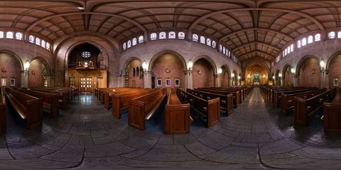 Interior of St Jarlath in Oakland California