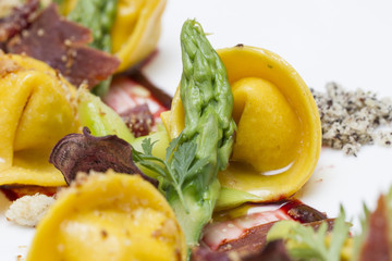 tortelini, yellow, tomato, herb, pasta, italian, sauce, red, fresh, cuisine