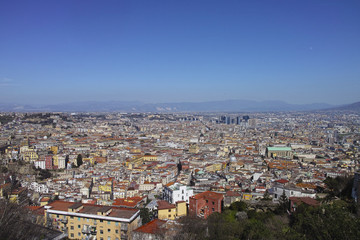 aerial view of naples