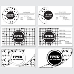 Old retro Vintage style background Design Template