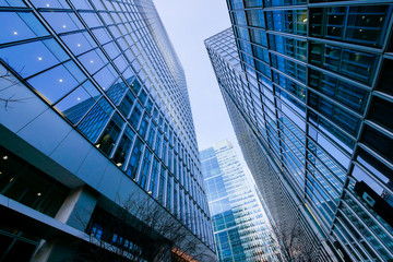 Plakat London office building skyscraper, working & meeting
