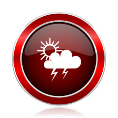Weather forecast vector icon.