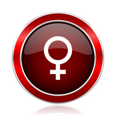 Female gender vector icon.