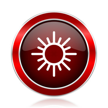 Sun wector icon.