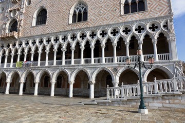 Naklejka premium Lamp, Doge Palace, Venice, Italy