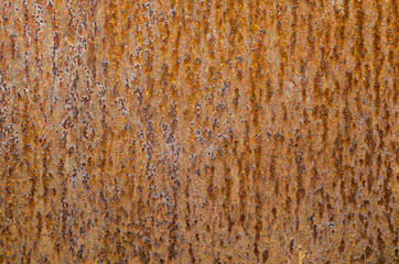 Rust on an old sheet of metal texture