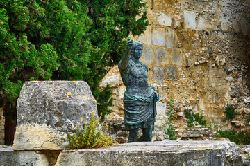 Roman Emperor Augustus, Nimes, France
